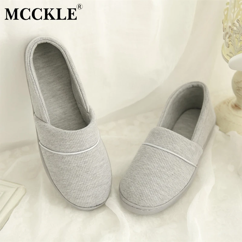 

MCCKLE Autumn Women Casual Flat Loafers Plus Size Ladies Shallow Slip On Soft Shoes Female Comfortable Leisure Footwear 2018