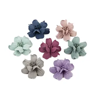 

Savica 10pcs Artificial Fabric Flowers Head For Wedding Headdress Home Decor DIY Scrapbooking Crafts Flores Accessories LX796