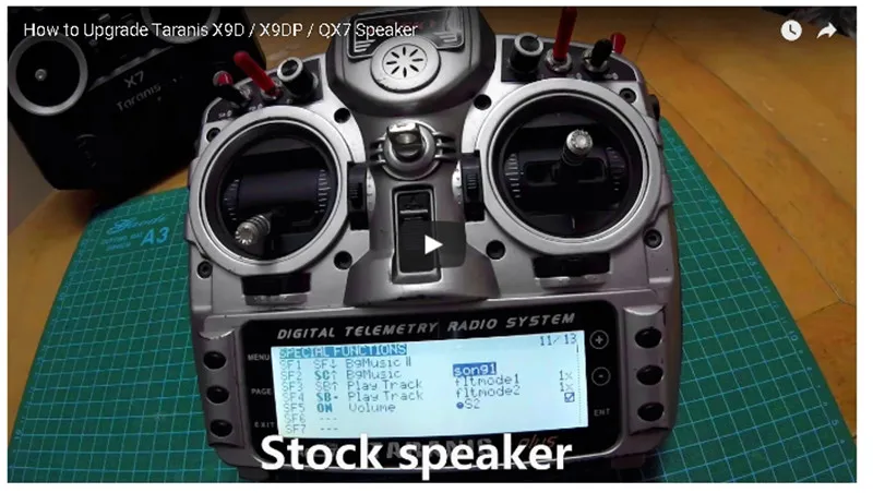 Обновления Таранис Голос Звук Системы громкий Динамик для Frsky Q X7/X9D/X9D плюс X9DP SE радио передатчик дистанционного Управление RC игрушки