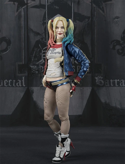 

15CM Anime figure Suicide Squad Harley Quinn movable action figure collectible model toys for boys