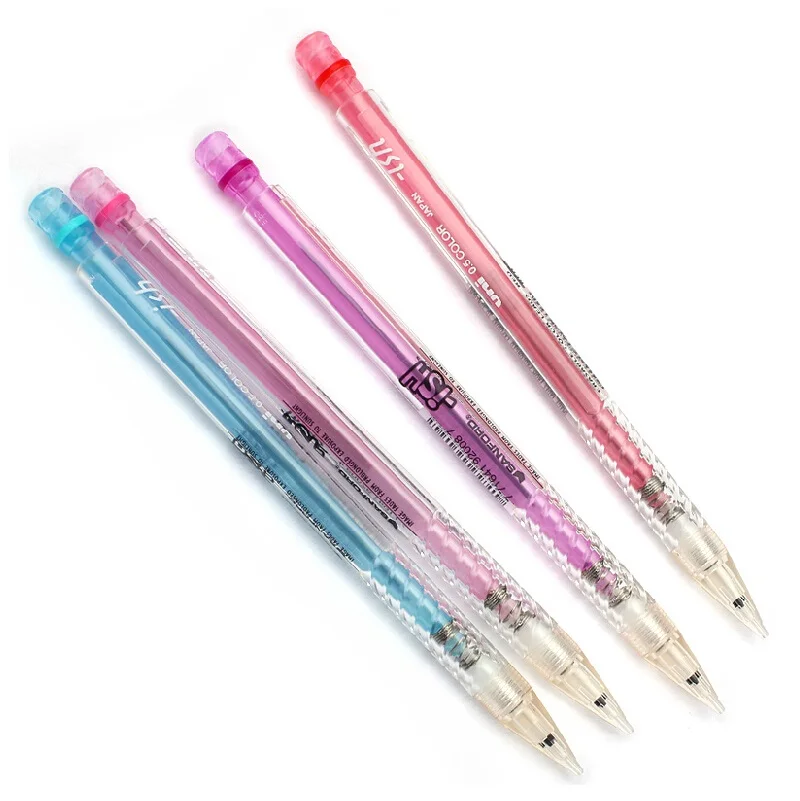 4pcs/lot Japan UNI 0.5mm colored mechanical pencil high quality