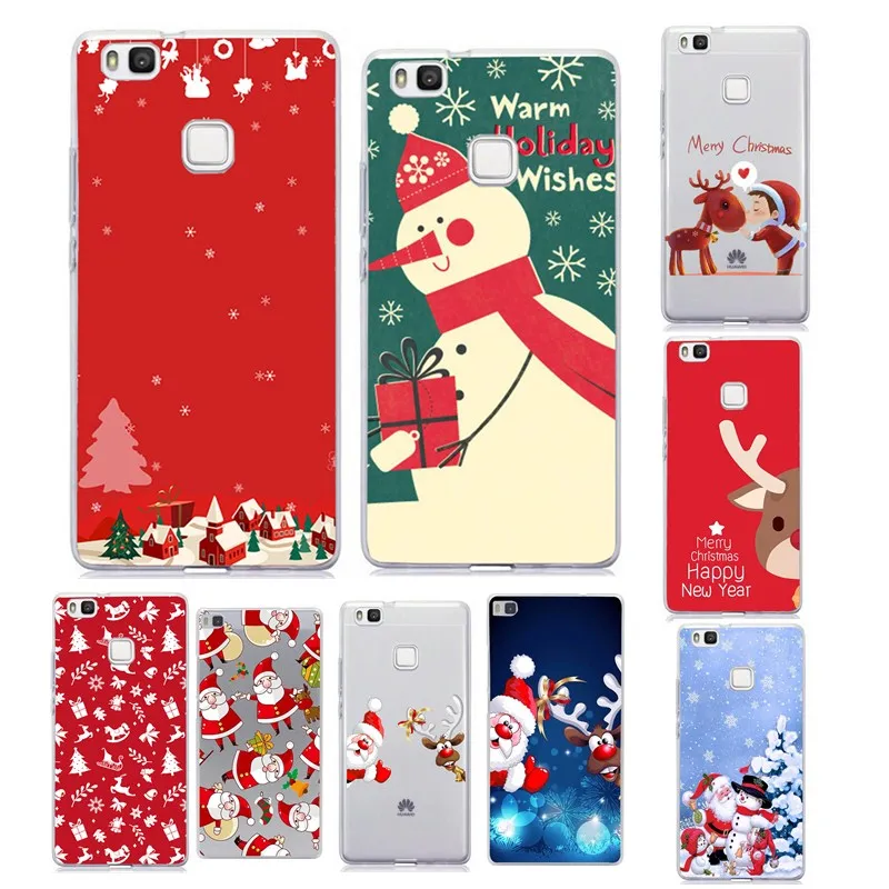 

Cute Cartoon Patterned Phone Case For Huawei P20 P10 P9 Lite Mini Cases TPU Cover For Honor 9 Mate 10 Lite P Smart Christmas