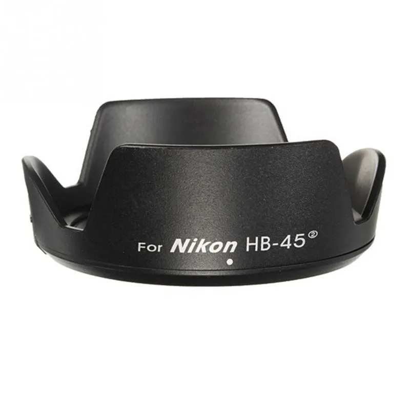 10pcs Camera hood HB 45 Lens Hood for nikon D3100 D5100 D5200 D3200 18 55mm DX / f/3.5 5.6G VR