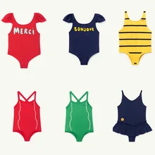 Новинка года; летний купальный костюм для малышей; детский купальник для девочек и мальчиков; цельный пляжный костюм фламинго для детей; Cicishop Pre-Mar