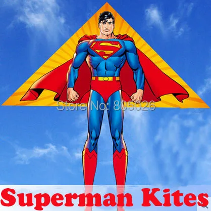 

free shipping high quality Superman kite with flying tools outdoor toys children kite flying wei kite factory kitesurf power