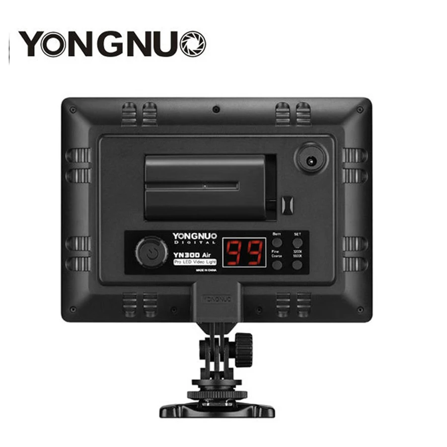  YONGNUO YN300 YN-300 Air LED Camera Video Light 3200K-5500K with NP-F550 Decoded Battery + Charger 