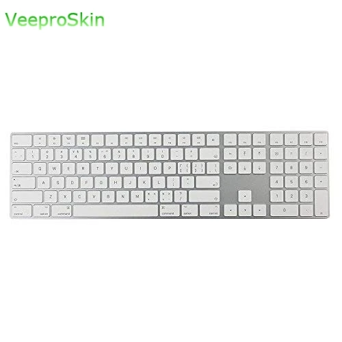 Прозрачная Беспроводная Bluetooth клавиатура для Apple, Волшебная клавиатура Imac силиконовая клавиатура - Цвет: A1843 keyboard cover