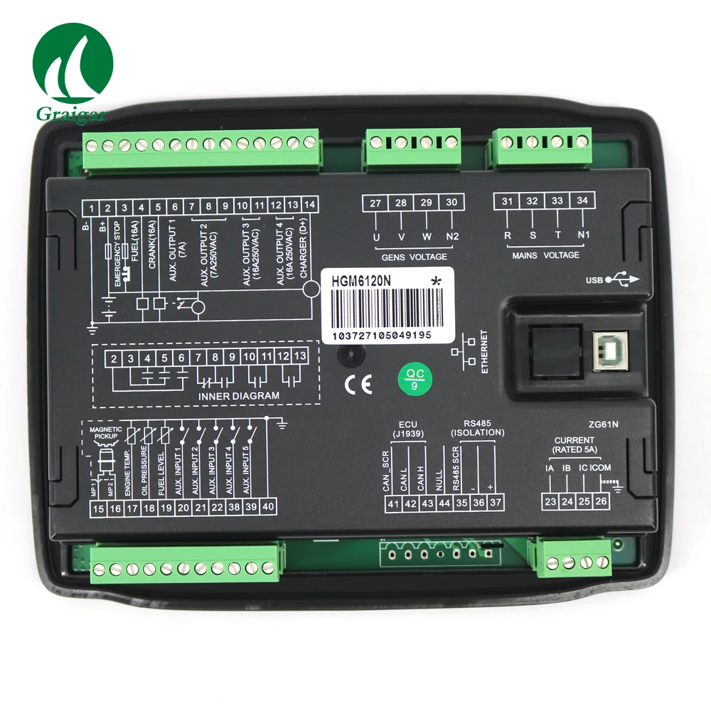 Автоматический контроллер Smartgen HGM6120N особенно подходит для системы