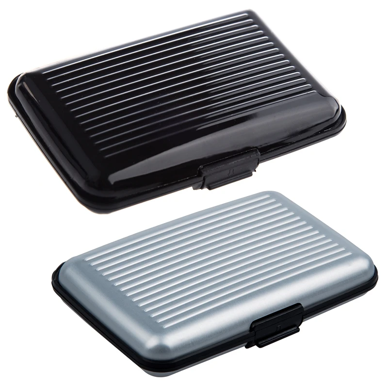 

Aluminum Credit Visit Card Holder Silver & Business Id Credit Card Holder Wallet Alumin