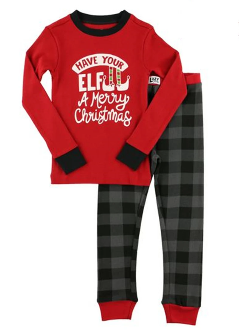 От 3 до 8 лет, Рождественская Одинаковая одежда для семьи Рождественский Пижамный комплект для женщин, детей, пап, взрослых, пижамы в клетку, одежда для сна хлопковая ночная рубашка для вечеринки