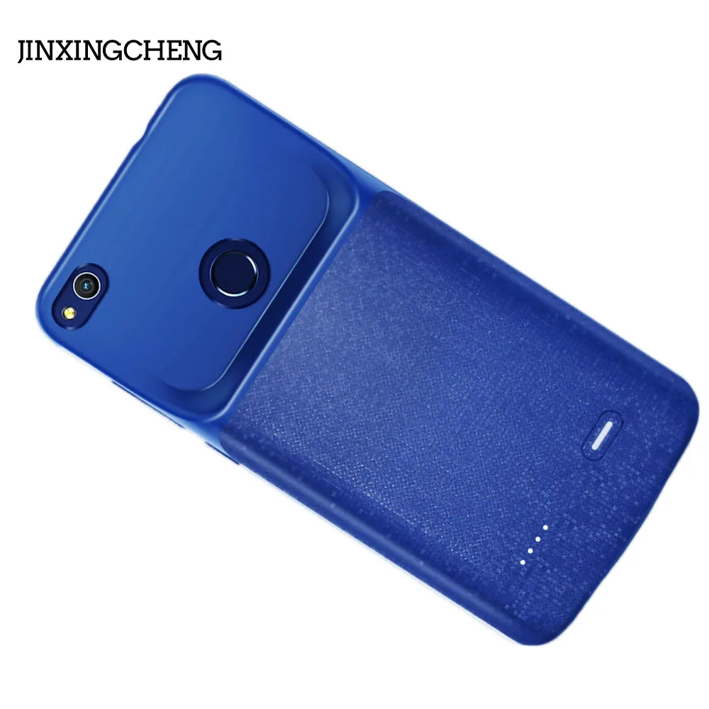 

JINXINGCHENG External Silicone Frame Charger Battery Case for Huawei Honor 9 Lite 4700mah Back Clip Fast Battery Charger Cover