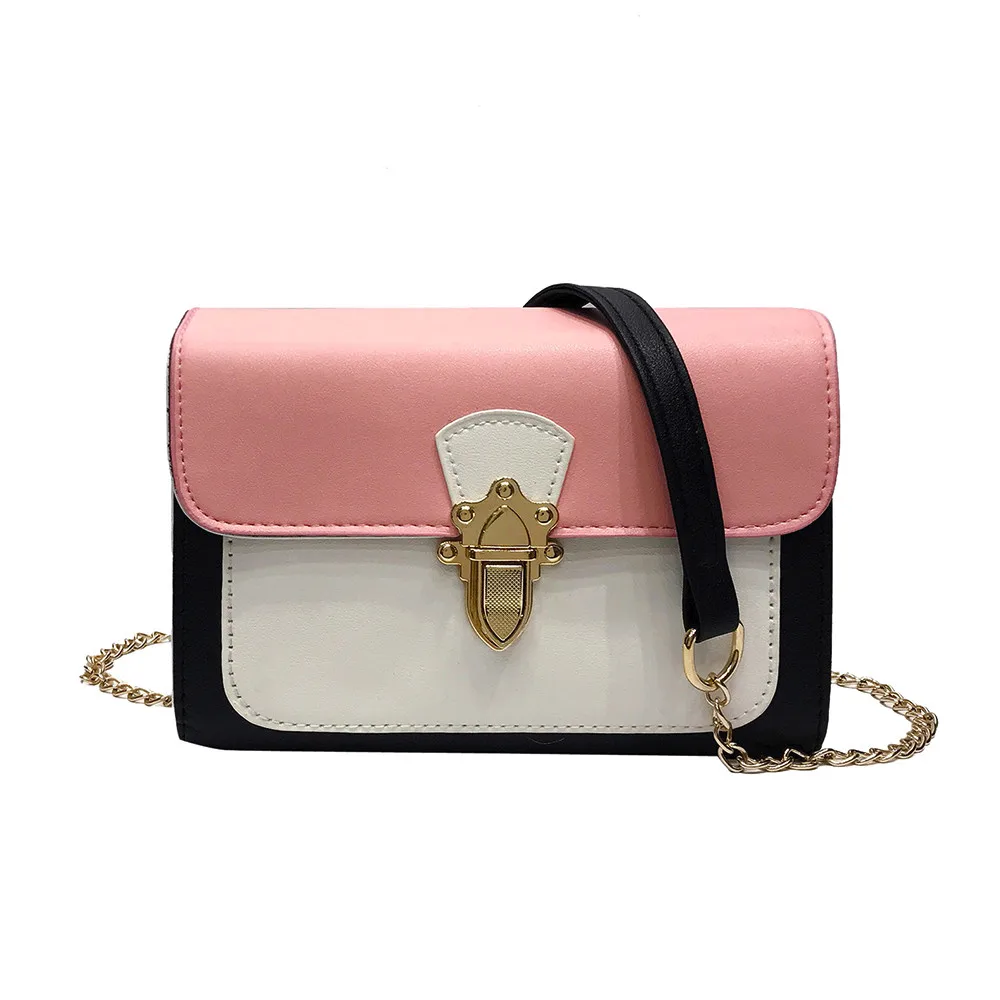 

Brand Women Bags Women Girl Fashion Patchwork Buckle Flap Handbags Crossbody Shoulder Bag Messenger Bolso sac a main#5%