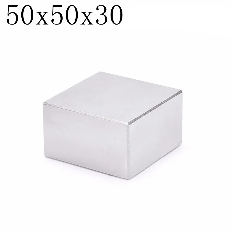 

50*50*30 Super Powerful Strong Bulk Small Block NdFeB Neodymium Disc Magnets Dia 50mm x 50mm x 30mm N35 Rare Earth NdFeB