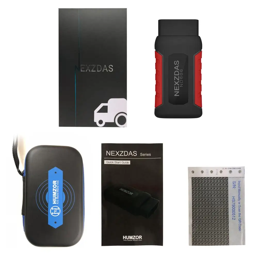 Humzor NexzDAS ND606 OBD2 автомобильный сканер для диагностики кода автомобиля легковых
