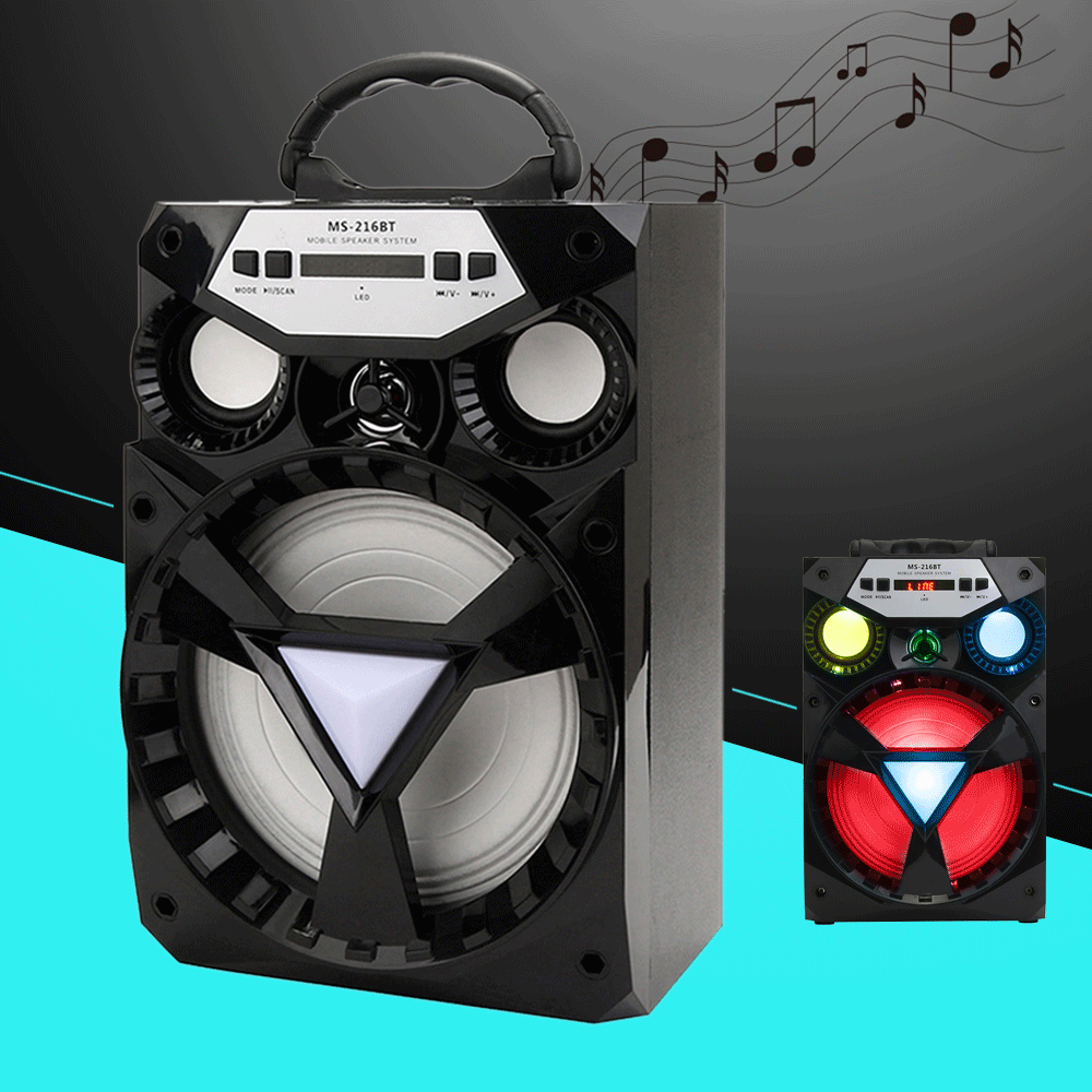 Мультимедиа Bluetooth беспроводной портативный динамик супер бас с USB/TF/AUX/FM радио Barra De Sonido Бумбокс динамик s
