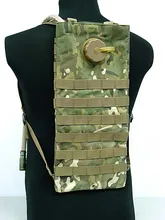 Molle 2.5L Hidratación Reserva de Agua Bolsa de Agua Mochila Bolsa de Deporte Al Aire Libre Senderismo Caza Airsoft Tactical Bolsa de Bicicleta Al Aire Libre