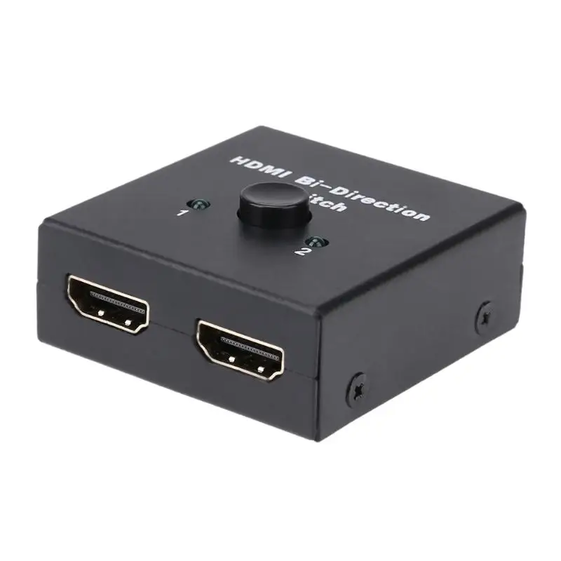 Двухсторонний разветвитель HDMI разъем Мама мама 3D 1 4 в 2 порта переключатель 2x1 или