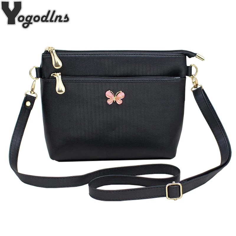 

Fashion Women Handbag PU Leather Solid Color Messenger Bag Autumn Women Crossbody Shoulder Bags Female Bowknot Flap Bags Purse