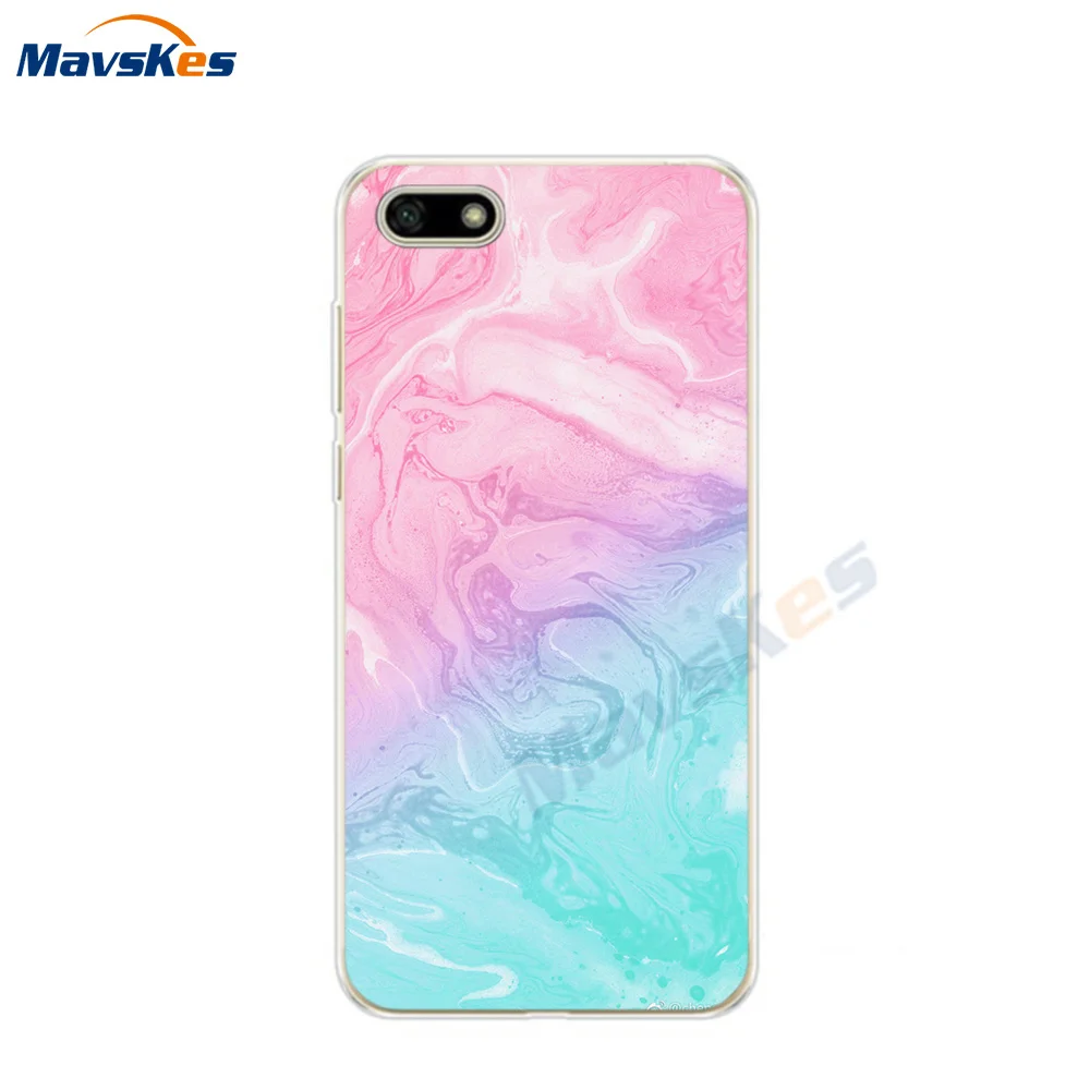 Чехол для Huawei Honor 7A чехол Pro Мягкий Силиконовый ТПУ 7 A телефона с рисунком