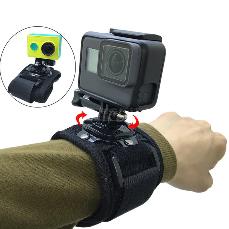 360 Degree Rotation Hand Wrist Strap For Gopro Hero 11 10 9 8 7 5 6 4 Yi 4k Dji Action 3 2 Eken Arm Band Belt Go Pro Accessories Sports Action Video Cameras Accessories Aliexpress