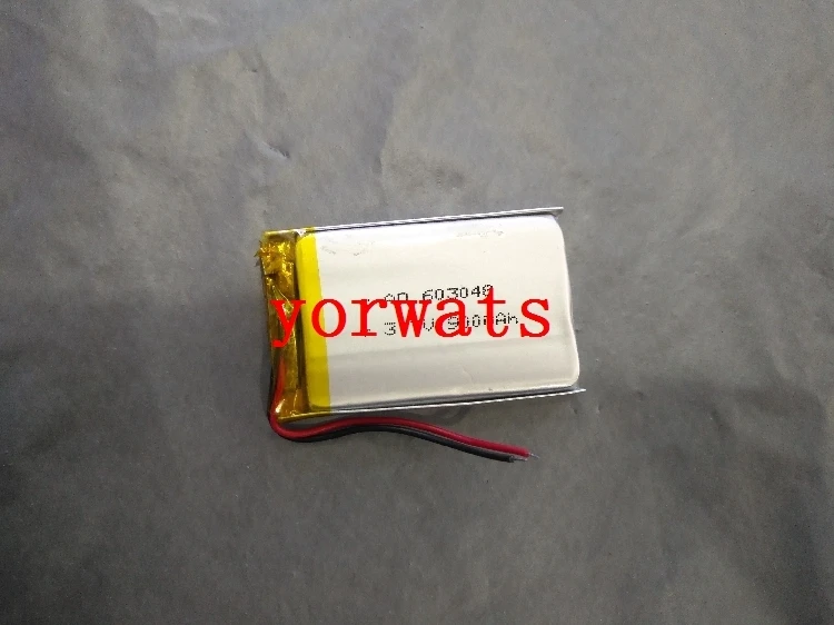 

New Hot A Rechargeable Li-ion Cell 3.7V polymer lithium battery 603048 063048 900mAh direct volume recorder