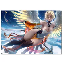 TaaWaa Overwatchs Game Poster Print Anime Silk Pictures Decor 12X18 20X30inch Wall Art for Living Room Decoration TaaWaa Overwatchs Game Poster Print Anime Silk Pictures Decor 12X18 20X30inch Wall Art for Living Room Decoration