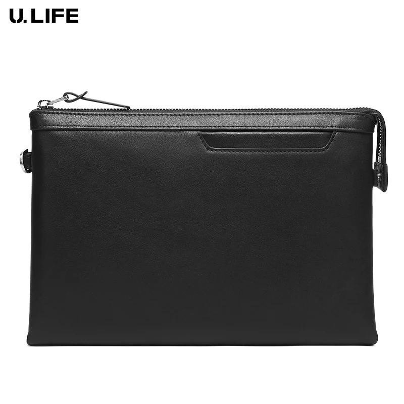

Famous Brand High Quality Genuine Leather Men Clutch Fashion Male Zipper Long Wallet Busiess Multi-function Man Handy Bag j50