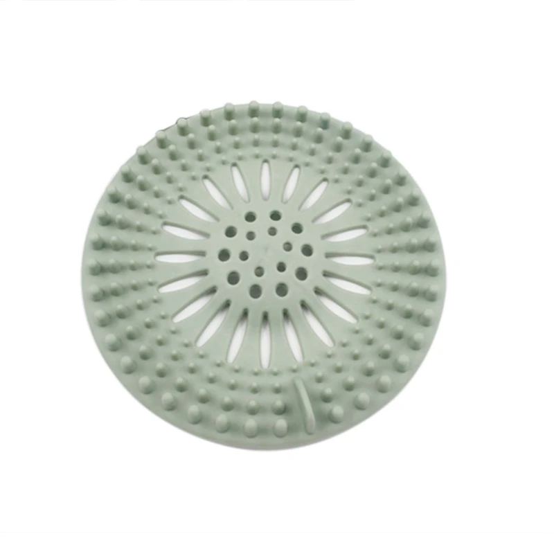 Зеленый Sewer Outfall Strainer Sink Filter Anti-blocking Floor Drain Hair Stopper Catcher Kitchen Accessories Bathroom Products - Цвет: Зеленый