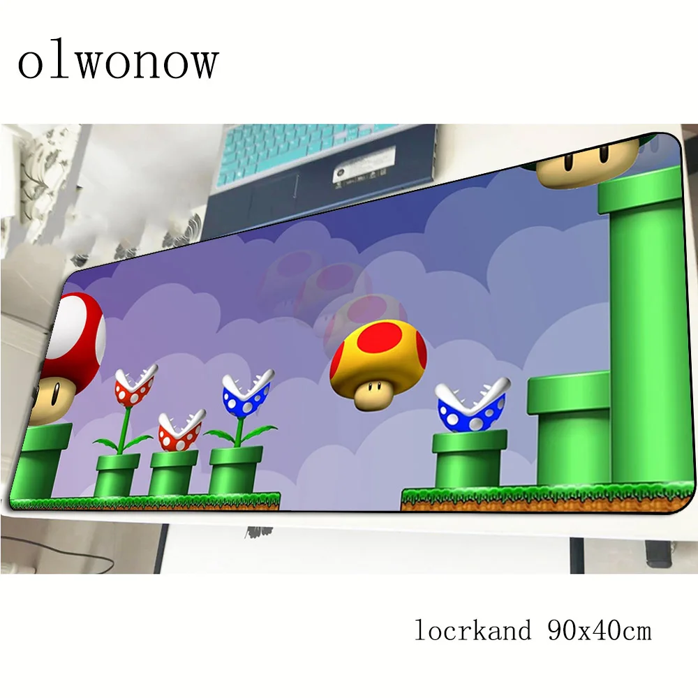 Коврик для мыши Mario 90x40 см гелевый игровой коврик геймер игра под заказ