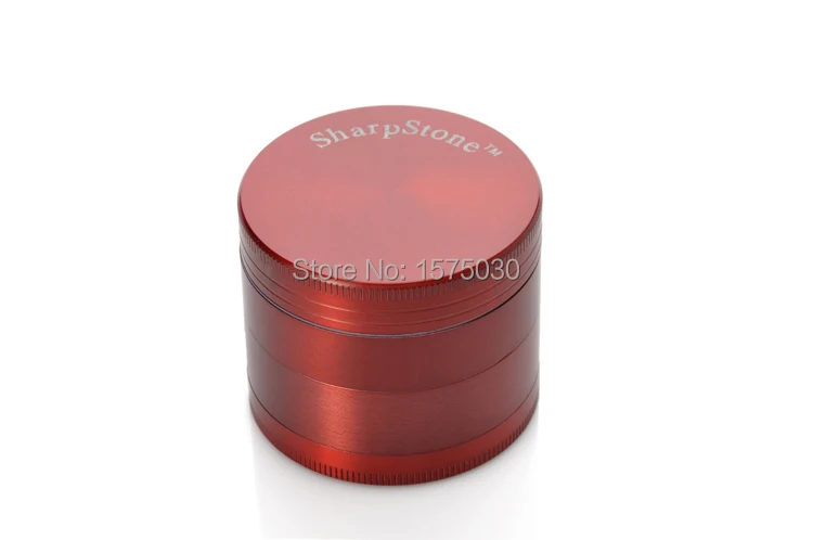Top Brands Hot Sale 4-layer High Quality Metal Smoking Hand Crank Herb Tobacco Grinder Vibration Grinders 4 Colors Free Shipping 8