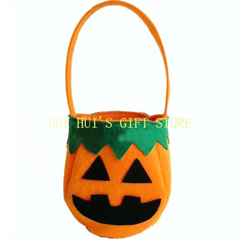 

Free shipping ,20pcs/lot,Halloween promotion,halloween pumpkin bag, party candy bag,material:felt