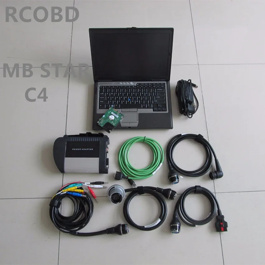 Sd Connect 4 Mb Star C4 with Hdd Newest Software 09.2021 D630 Laptop Used All Cable Full Set Ready to WORK | Автомобили и