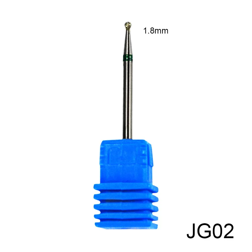 STZ 1 шт. 5 размер Круглый Алмазный маникюр ногтей Файлы сверла электрический фрезерный станок аксессуары для дизайна ногтей# JG01-05 - Цвет: JG02