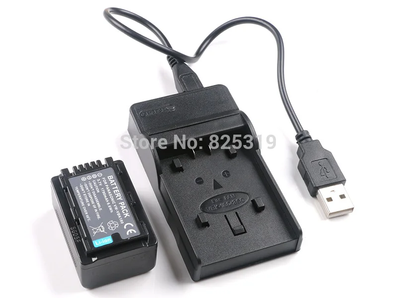 USB DC adaptador cargador Cable Cable Para Panasonic HC-V100 P HC-V500 P HC-V700 P