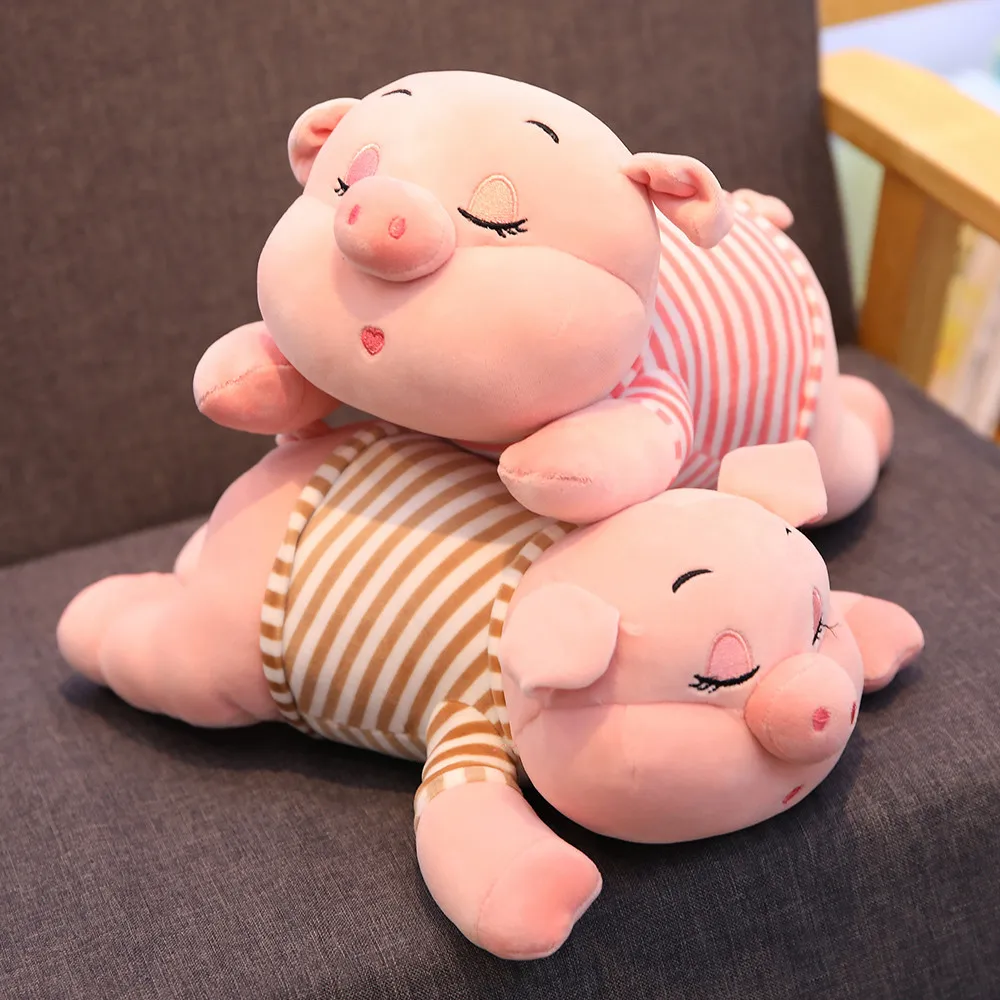 

32 Cute Pink Pig Plush Toys for Children Chinese Zodiac Pig Doll Soft Fat Pig Pillow Cushion Kids Girls Birthday Gifts