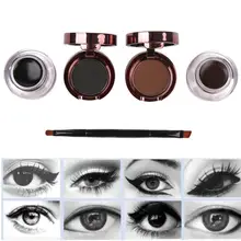 Красота девочки удивительные Водонепроницаемый для бровей Косметическая пудра Подводка для глаз гель набор с Definer Кисточки зеркало комплект ju10 Перевозка груза падения