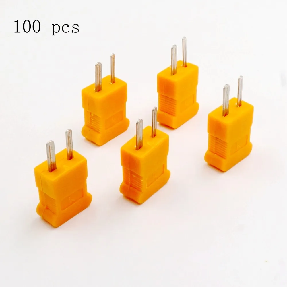

WHCYonline 100 pcs K Type Male mini Connectors plug Thermocouple Temperature Male K Type Sensors New
