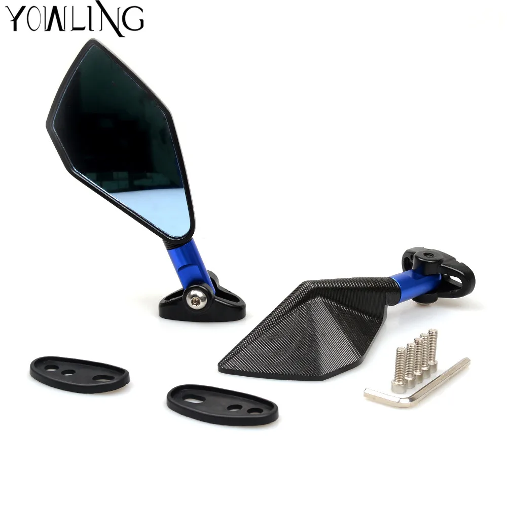 

Black Universal Motorcycle Mirror motorbike Side Mirrors Rearview Mirror For yamaha Honda Suzuki bmw ducati KTM benelli Kawasaki