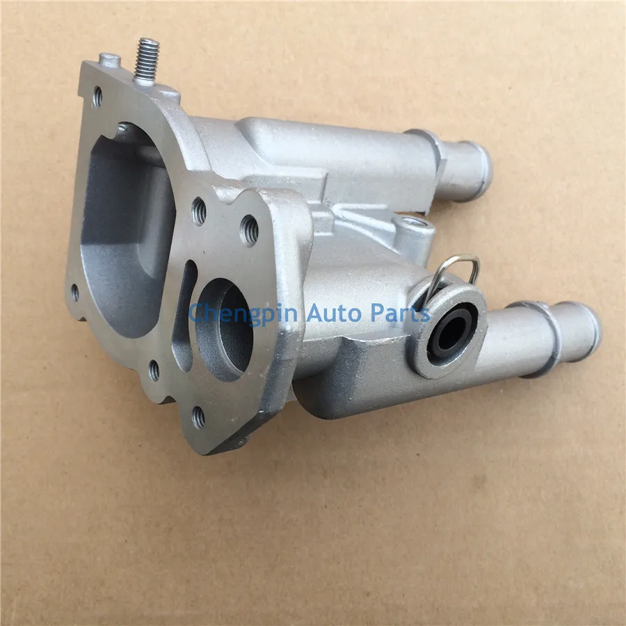 Aluminum engine coolant thermostat housing cover OEM# 96984103 96817255 for Chevrolet Cruze Epica Astra Hideo Zafira Vectra