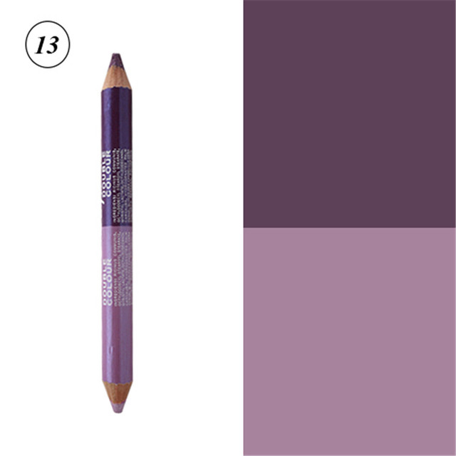Double head Highlighter Glitter Eyeshadow Eyeliner Pen Durable Waterproof Sweatproof Double Color Long Lasting Beauty Makeup