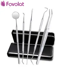 5 шт./компл. зубные Инструменты зеркало, пинцет Гигиена полости рта Explorer зонд зуб Красители Remover Тематические товары про рептилий и земноводных молния Палочки стоматологическое лабораторное оборудование