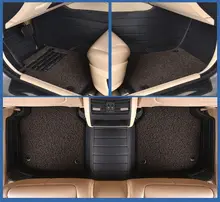 Coche tapetes alfombras pie almohadillas de cuero de doble capa para Chevrolet chaqueta SPARK SAIL EPICA LOVA cruze AVEO Optra 560 610 630 730
