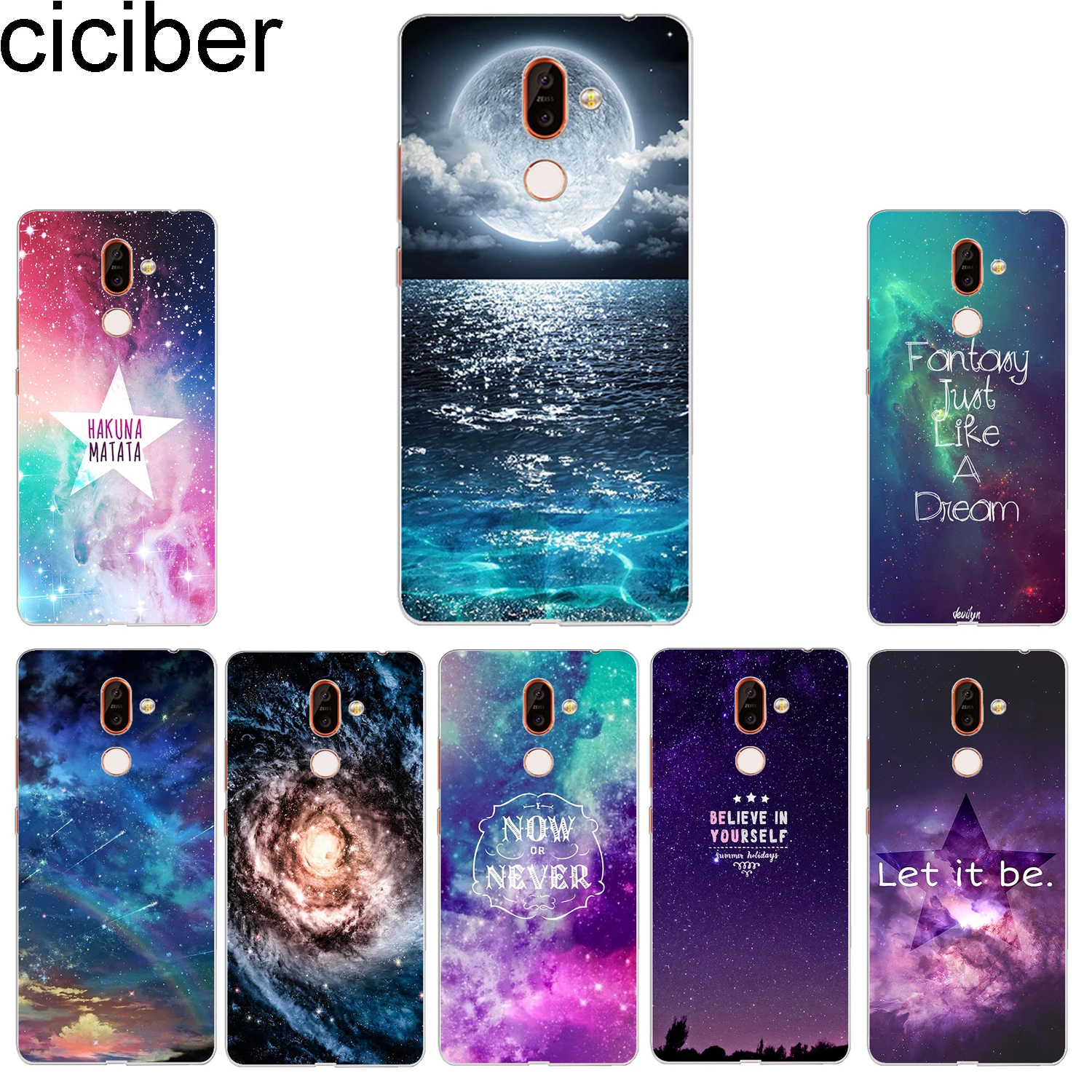 Ciciber чехол для телефона Nokia 9 PureView 1 2 3 5 6 7 8 Sirocco мягкая задняя крышка из ТПУ Plus Funda |