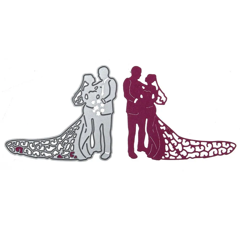 Wedding Dancing Couple Cards Metal Steel Cutting Dies Stencil ...