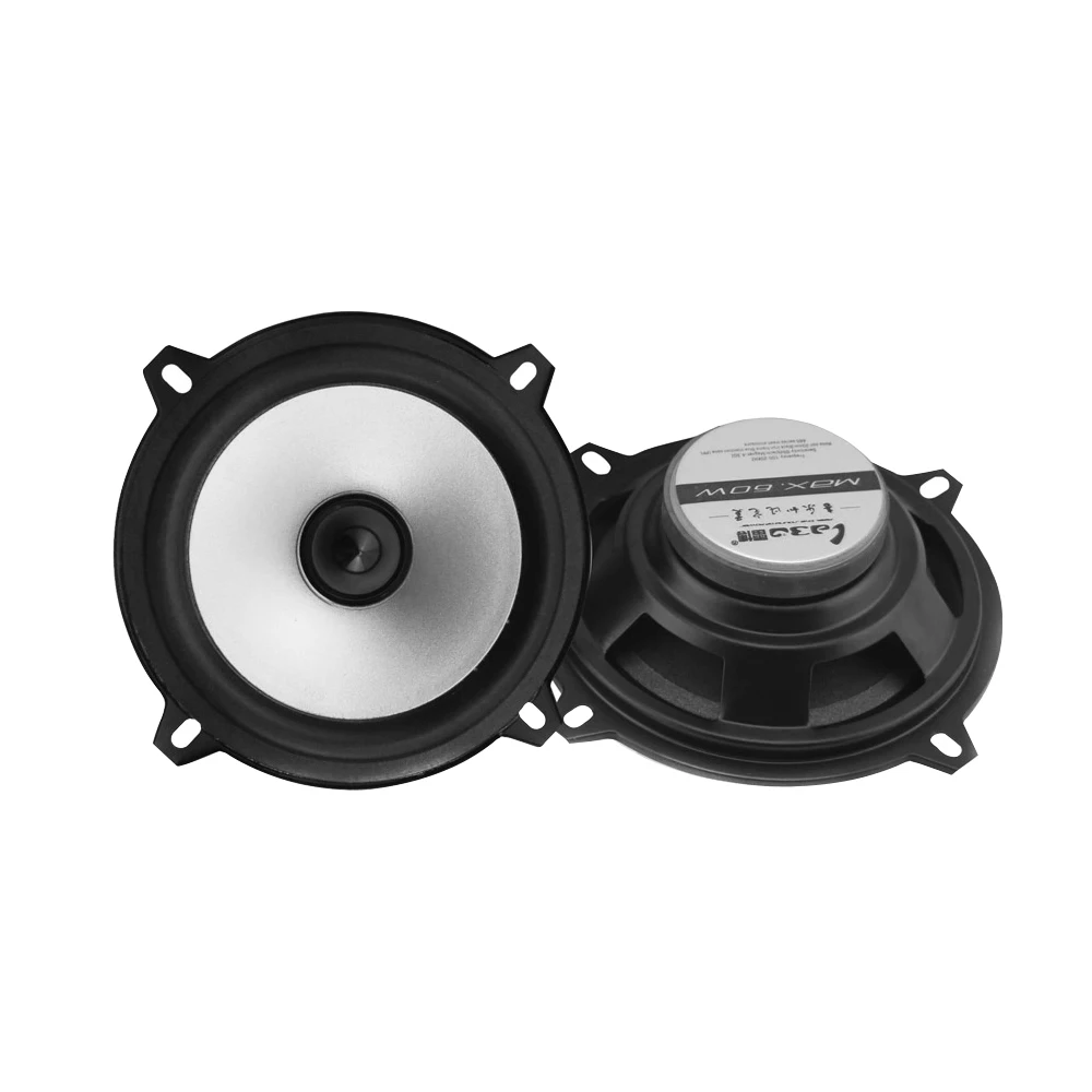 

2Pcs 5 Inch Universal Car Audio Music Speakers 4 Ohm 60 W 20 Core Loudspeaker DIY Sound Speaker For Sound System