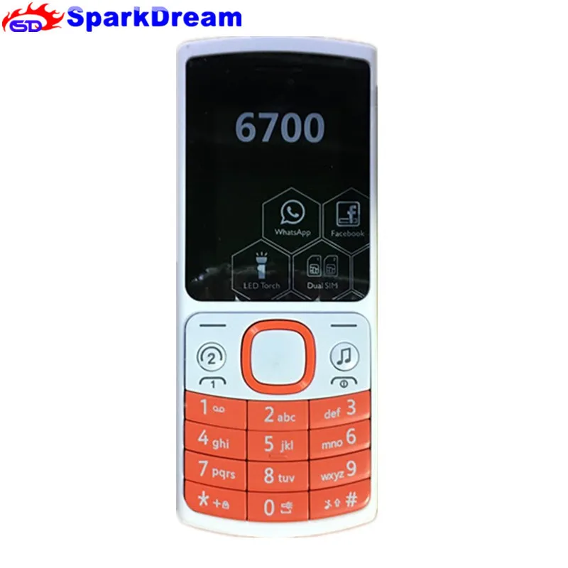 

2018 Quality Low Price Mobile Dual SIM Card Camera MP3 FM 1.8 Inch Screen Cheap Feature Phone(Can Add Russian Keyboard) SD005