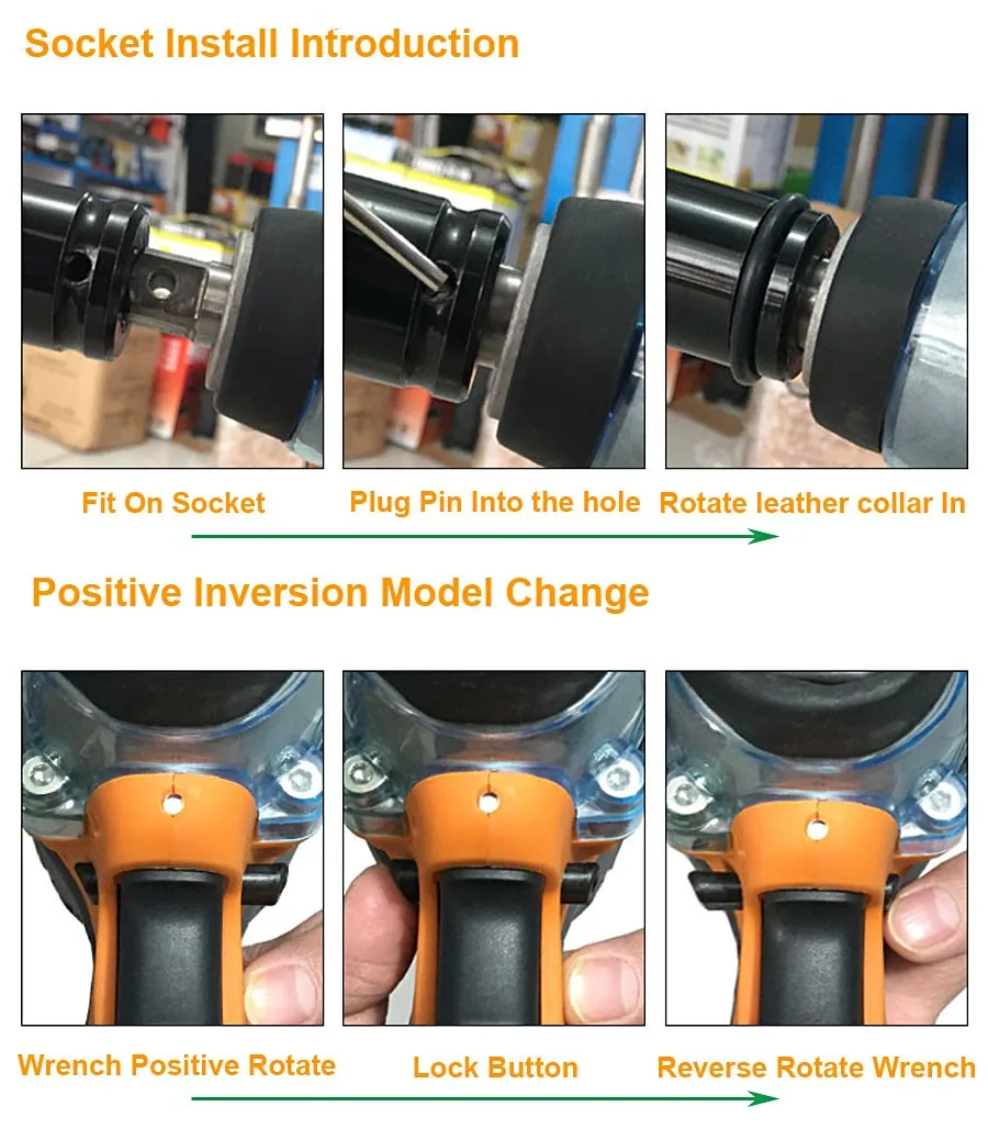 Brushless Cordless Rechargeable  Lithium Battery Car Electric Wrench-016