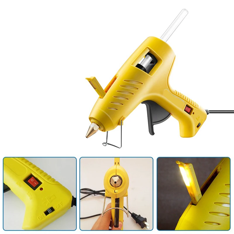 150W Hot Melt Glue Tool With Free 1Pc 11Mm Stick Heat Temperature Tool Industrial Tools Thermo Glue Repair Heat Tools For Home
