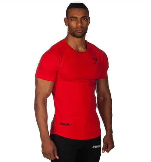 2015 Fashion Mens T Shirts Gymshark Fit 