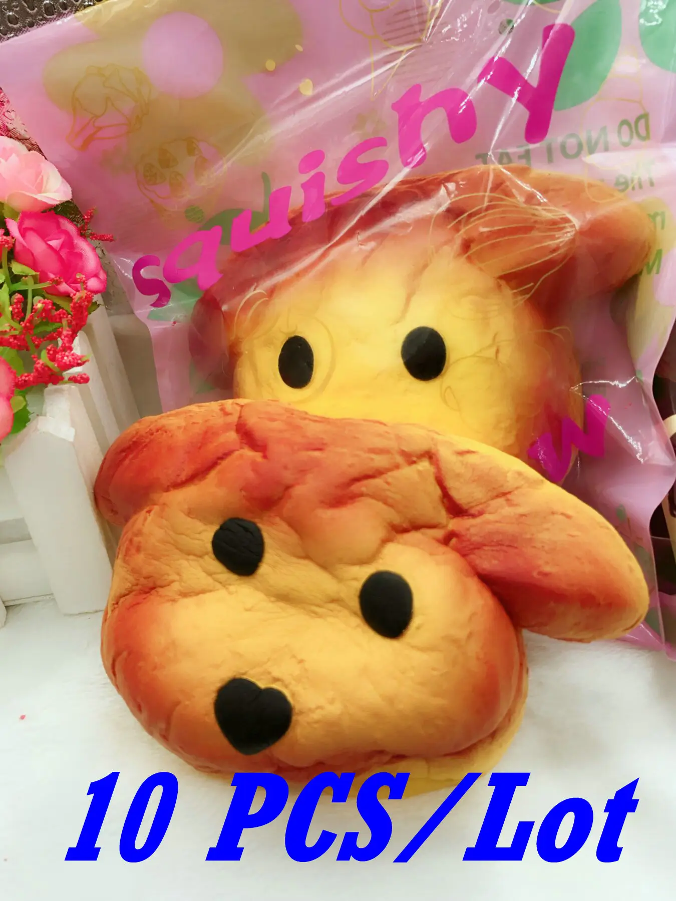 bilder für 2017 10PCS/Lot Large Jumbo 15CM Kawaii Squishy Puppy Dog Bread Squeeze Super Slow Rising Soft Scent Cake Toy Gift W/Pakcage bilder für 2017 10PCS/Lot Large Jumbo 15CM Kawaii Squishy Puppy Dog Bread Squeeze Super Slow Rising Soft Scent Cake Toy Gift W/Pakcage